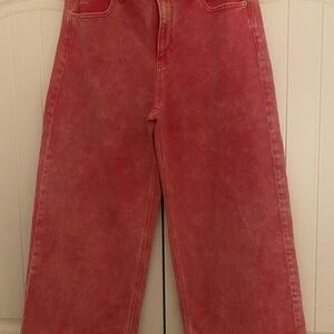 GAP Women's Flare Jeans in Vibrant Pink